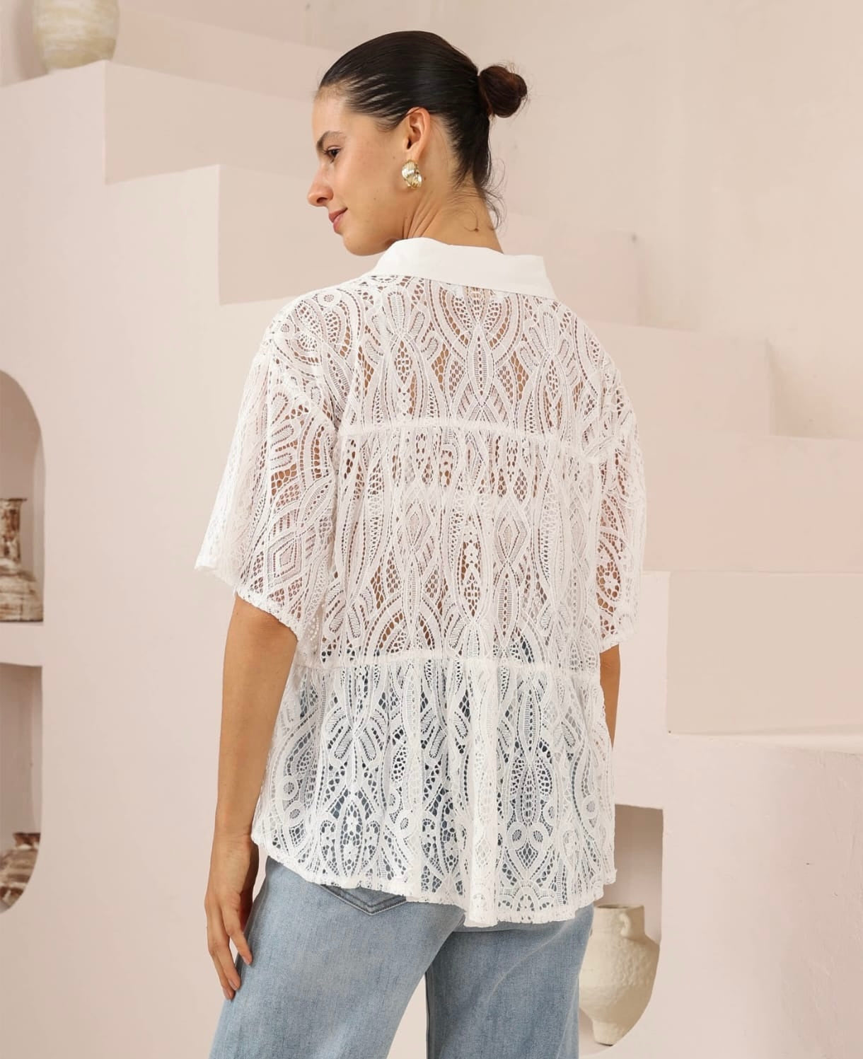 White Lace Top