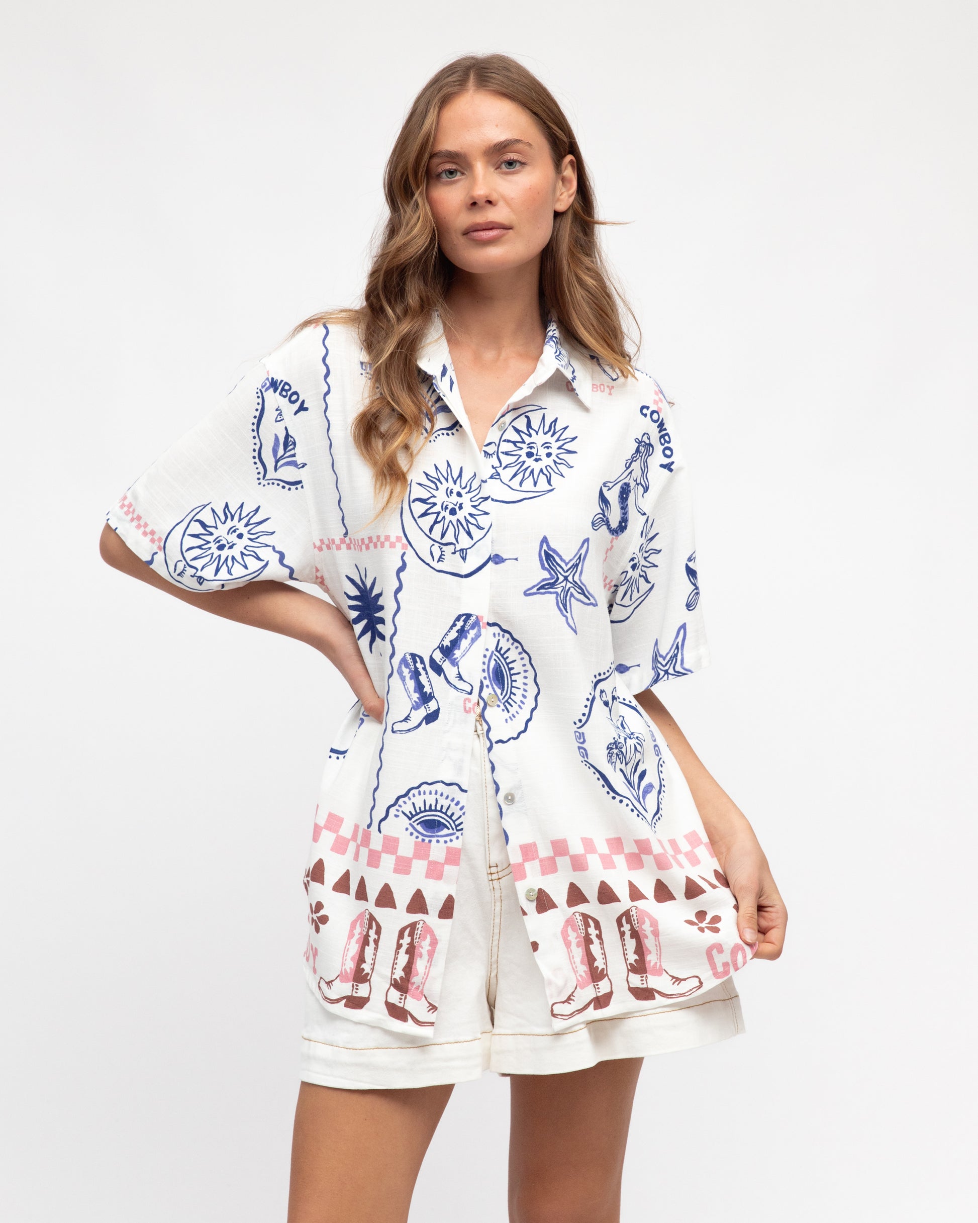 Cowboy Mermaid Shirt