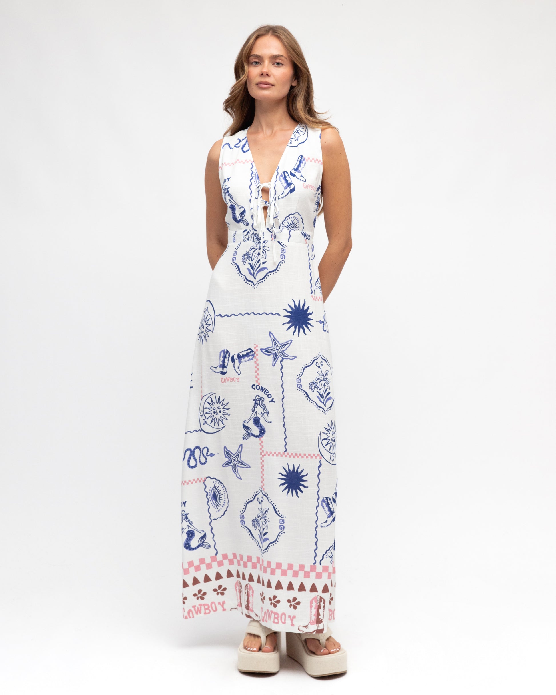 Cowboy Mermaid Maxi