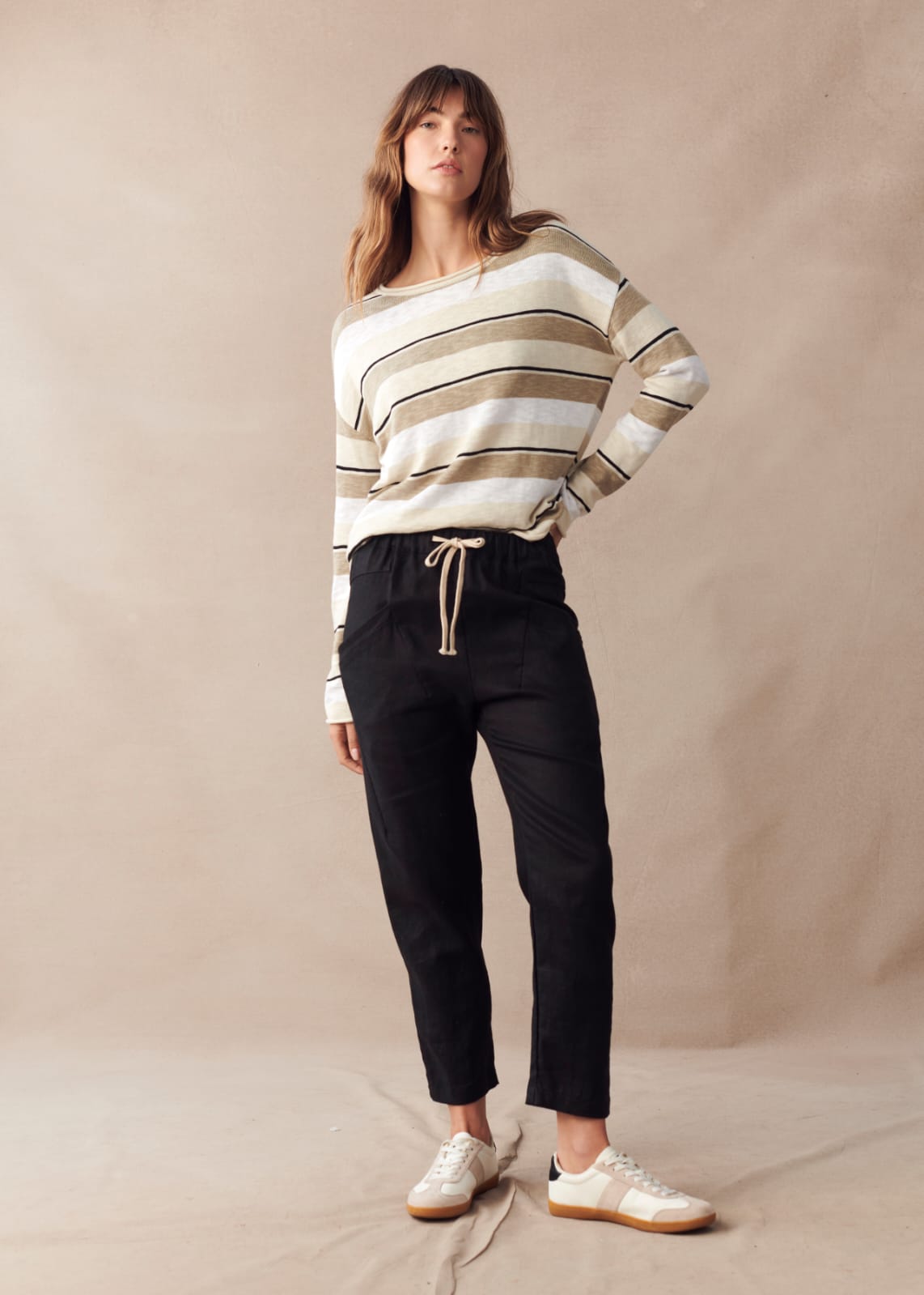 Black Linen Pants