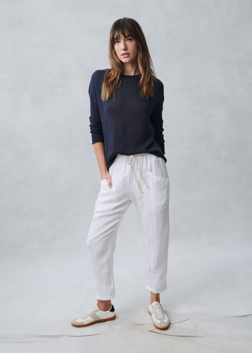 White Luxe Pants