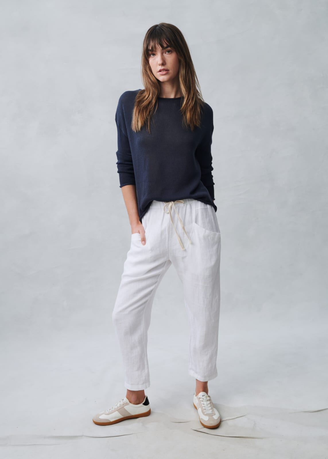 White Luxe Pants