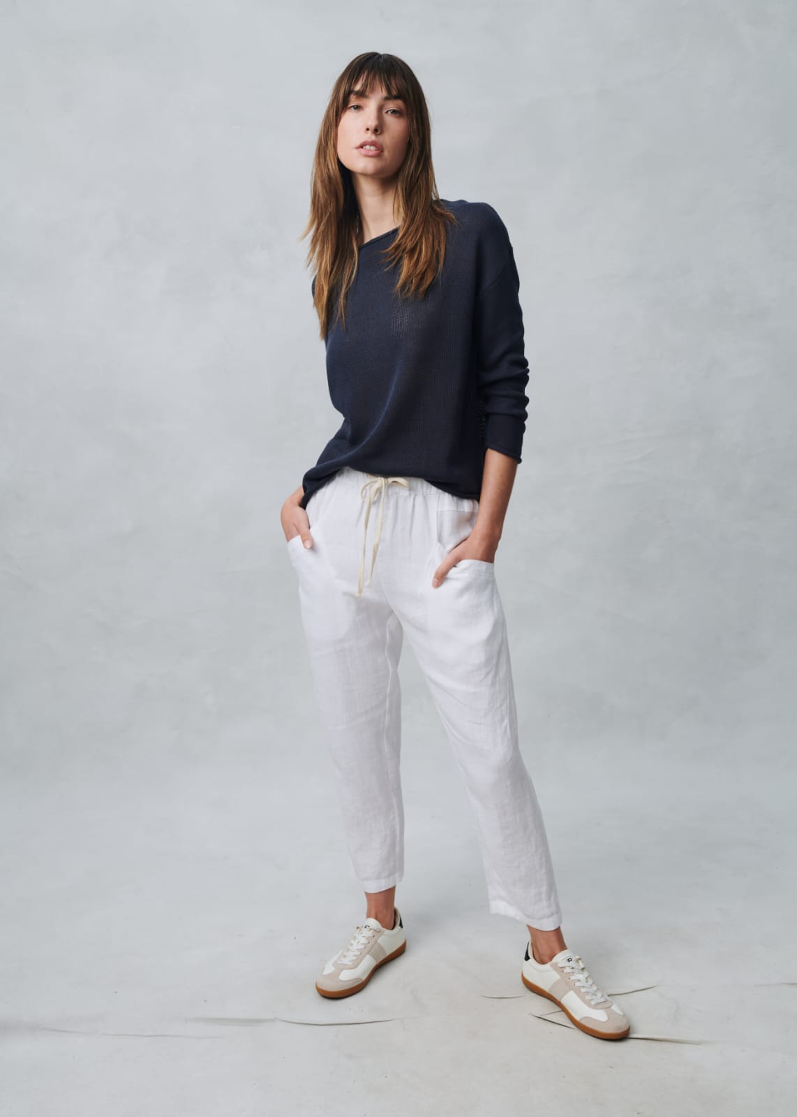 White Luxe Pants