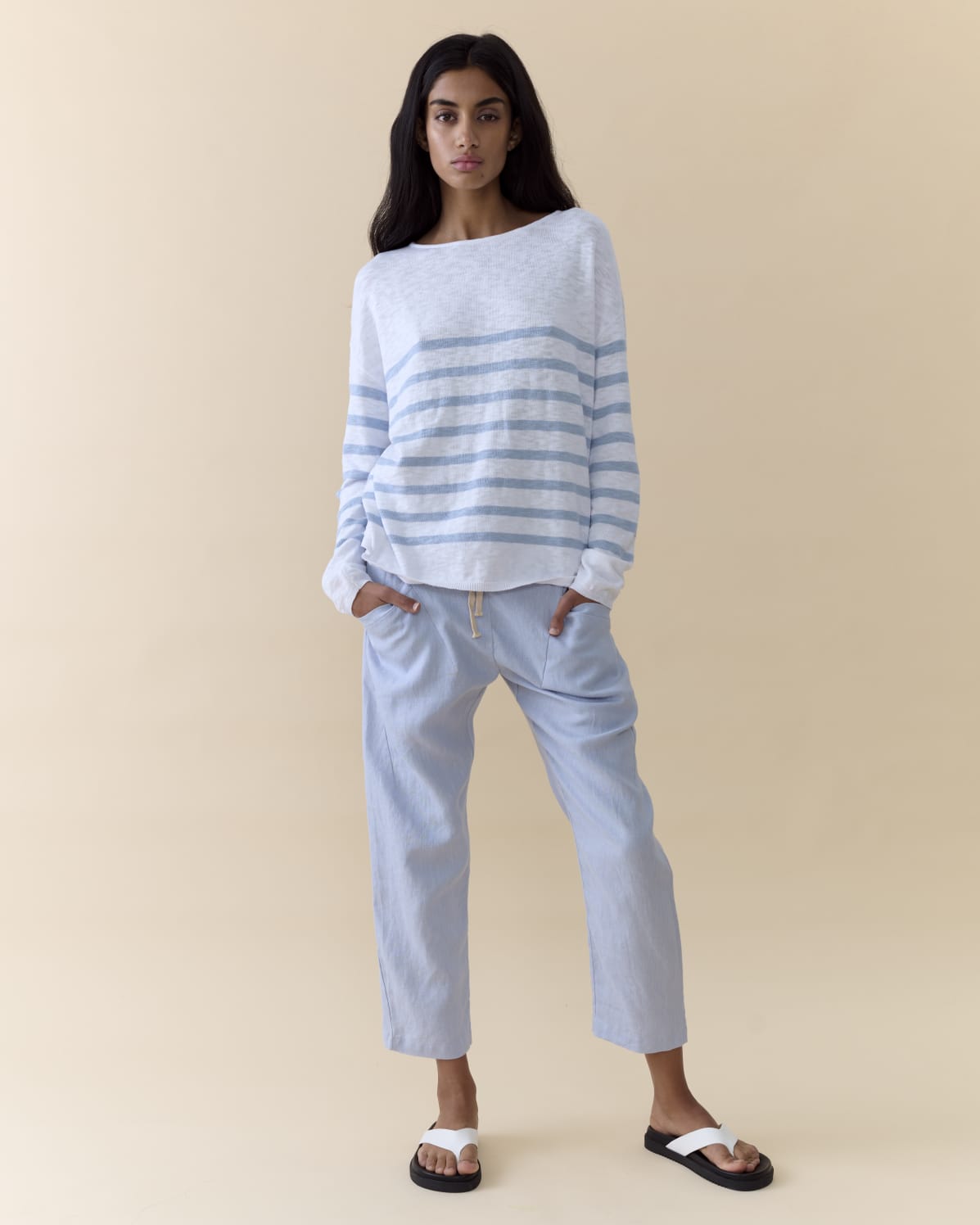 Chambray Luxe Pant