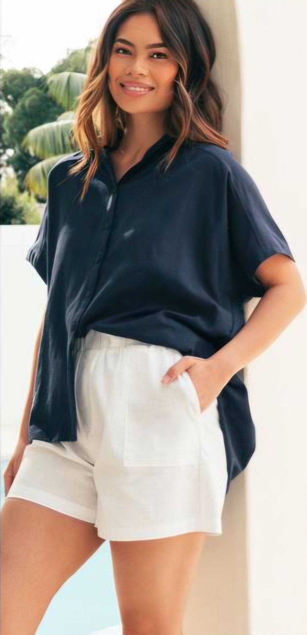Tipped Shoulder Shirt